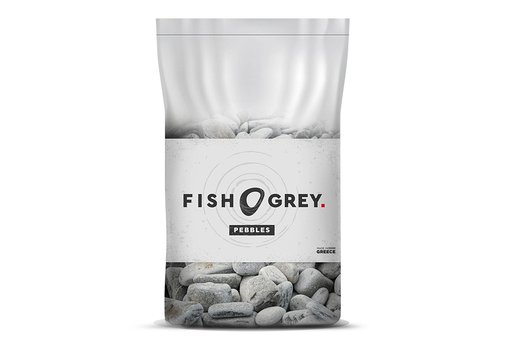 Nouvel emballage pour les galets fish gris