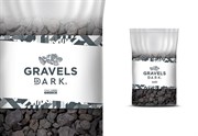 Gravel Dark, dark, black gravels, dark gray gravels
