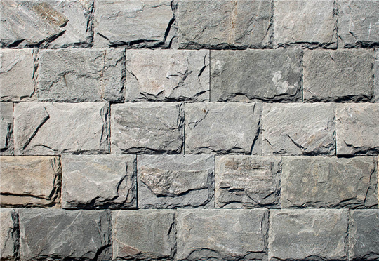 rock face flat - wall grey stone
