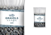 gray gravels, brown gravels, dark gravels, akron, akron brand, garden decor