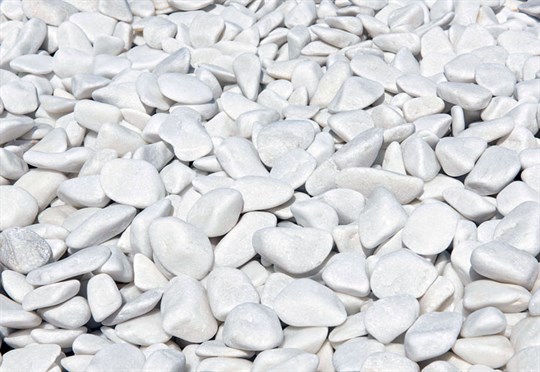 white pebbles, marble, withe marble, garden decoration, garden decor, outdoor