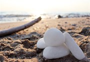 beach greece pebbles white thasos