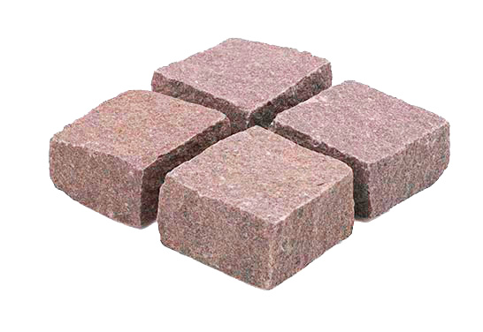Κυβόλιθοι Ροζέ Γρανίτης 10x10x5cm